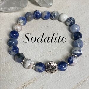 8mm Sodalite Gemstone Bracelet